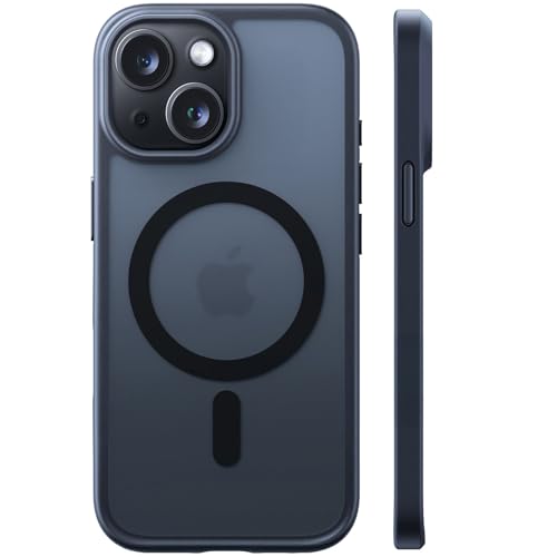 TORRAS Guardian-Mag für iPhone 15 Hülle für MagSafe 15 Case Schwarz