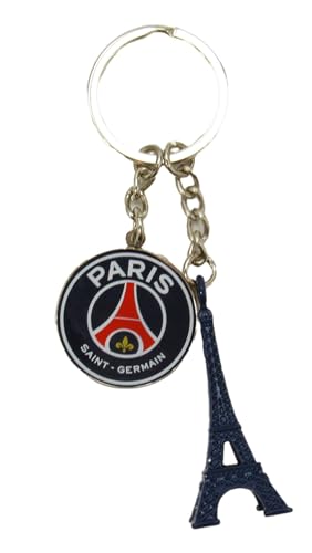 Paris Saint-Germain Schlüsselanhänger Eiffelturm PSG, offizielle Kollektion, blau, One size
