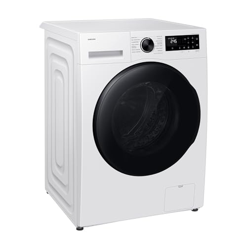 Samsung WD90HG5U34BEEG Waschtrockner, 9+6 kg, EEK: E/A (-10%) | 1400 U/min, AI Ecobubble & SmartThings, Super Speed, Hygiene-Dampfprogramm, Mikroplastikprogramm, Weiß