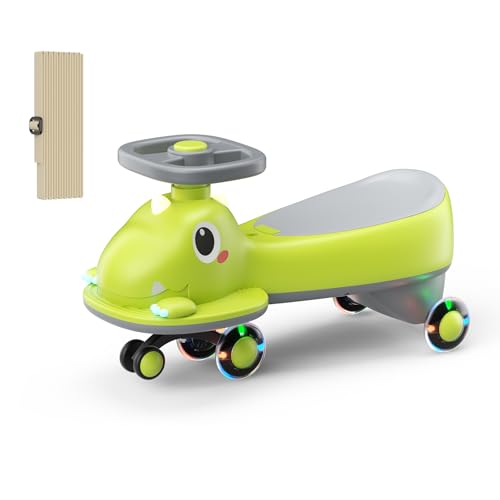 Kinder Elektroauto,Rutschauto mit Pedal,Kinder Auto, Austauschbarer Akku Leuchtende Räder,Kann Musik abspielen