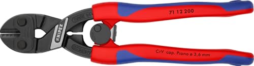 KNIPEX CoBolt Kompakt-Bolzenschneider mit schlanken Mehrkomponenten-Hüllen 200 mm, 71 12 200