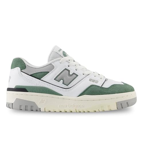 New Balance Schuhe 550 Code GSB550BY Weiß, Weiß Grün Grau, 39 EU
