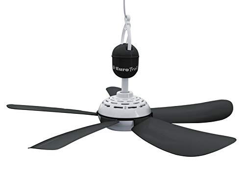 Eurotrail Faltbarer Deckenventilator - Markisen Ventilator - 230V
