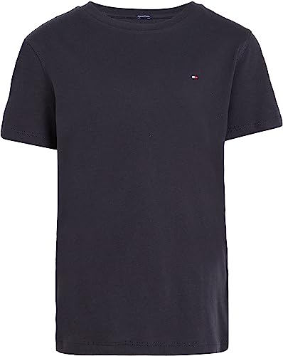 Tommy Hilfiger Jungen T-Shirt Kurzarm Rundhalsausschnitt, Blau (Sky Captain), 3 Jahre