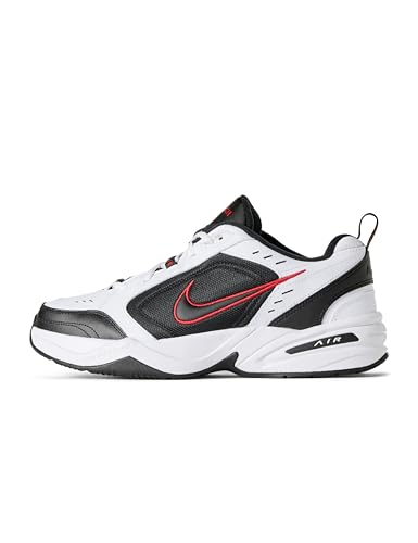 Nike Herren Air Monarch Iv Fitnessschuhe, White Black Varsity Red, 44 EU