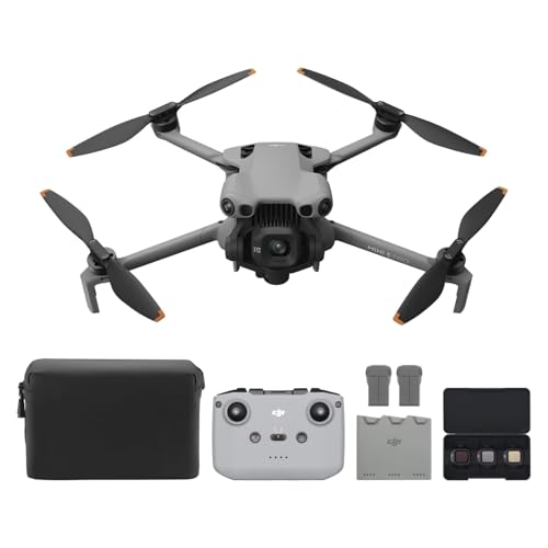 DJI Mini 5 Pro Fly More Combo mit DJI RC-N3, C0-Zertifiziert, Drohne mit Kamera, 1-Zoll CMOS, 4K-Drohne für Anfänger mit Omnidirektionaler Hinderniserkennung, ActiveTrack 360°, 225°-Gimbal-Drehung