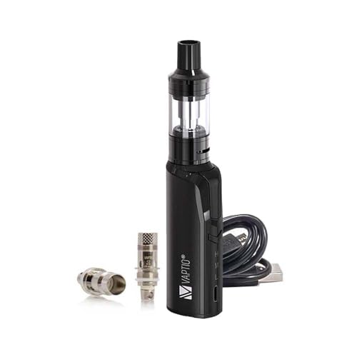 Vaptio COSMO Elektronische Zigarette Vape Kit mit 1500mah Batterie 2,0ML Zerstäuber 2Stücks 0.7ohm / 1.6ohm Spule Vape Starter Kit No E Flüssigkeit Kein Nikotin