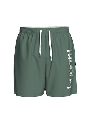 bugatti Herren Giovanni Men, Swim Shorts 428969, Green, L
