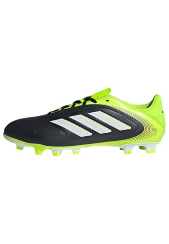 adidas Unisex COPA Pure III Club Firm Multi Ground Football Boots Fußballschuhe, Core Black/Cloud White/Lucid Lemon, 43 1/3 EU