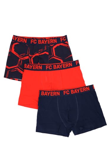FC Bayern München I Boxershorts 3er-Set Autumn I Herren I Mehrfarbig I 2XL