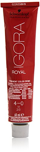 Schwarzkopf IGORA Royal Premium-Haarfarbe 4-0 mittelbraun, 1er Pack (1 x 60 g)