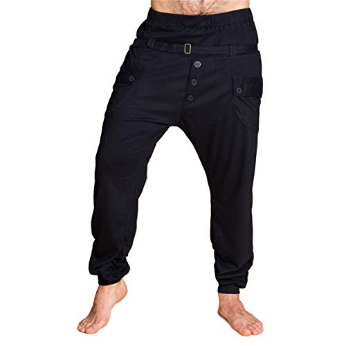 PANASIAM Ch02 Baggy Pants, 15-008 Black, XL