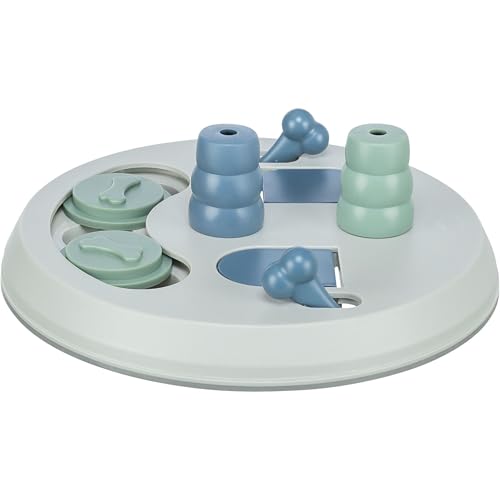 TRIXIE Flip Board Strategiespiel, Hundespielzeug für Fortgeschrittene, Level 2 Aktivität, Leckerli-Puzzle, interaktives Spiel, Bereicherung
