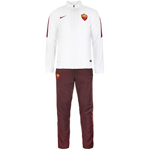 2015-2016 AS Roma Nike Woven Tracksuit (White)