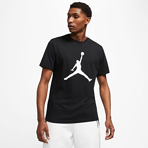 Nike Herren Jumpman Crew T-Shirt, Black/White, M EU