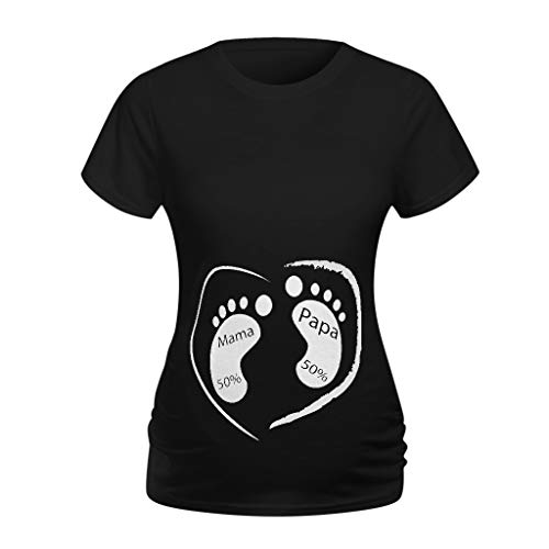 Umstandsmode Oberteil Elegant Festlich Locker Große Größen Ärmellos Kurzarm Langarm Schwangere Mutterschafts Frühling Winter Freizeit T-Shirt Hemd