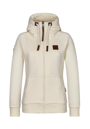 Naketano Damen Sweatjacke Brazzo, Farbe:beige Melange, Größe:L