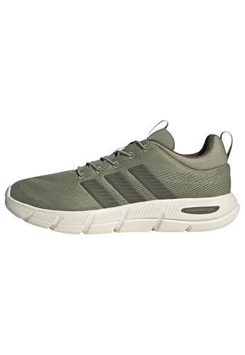 adidas Herren Cloudfoam Flex Elastic Laces Shoes, Tent Green/Olive strata/Wonder Cargo, 40 EU