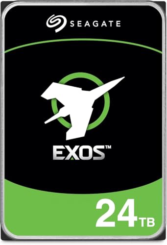 Seagate EXOS X24 24TB Interne Festplatte 3.5 Zoll SATA 3 Gbit/s 512 MB, ST24000NM000C (Generalüberholt)