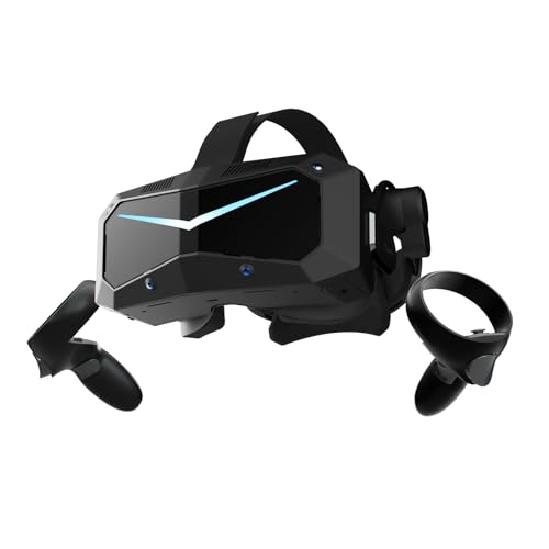 Pimax Crystal Super PCVR-Headset Teilzahlungs-Version - 50 PPD, 3840x3840 pro Auge Ultra-hohe Auflösung, 127° weites Sichtfeld, für Flugsimulation und VR-Spiele
