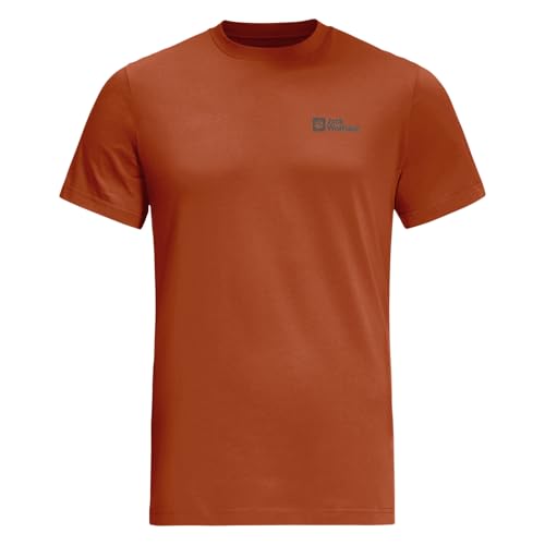 Jack Wolfskin Herren Essential M T-Shirt, Burnt Orange, L EU