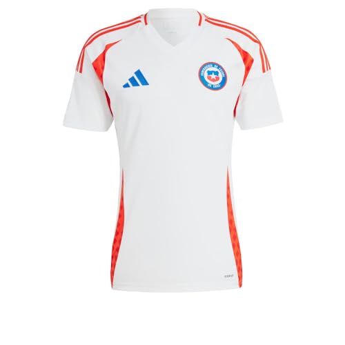 Adidas Chile Auswärtstrikot 2024 weiß, weiß, XL