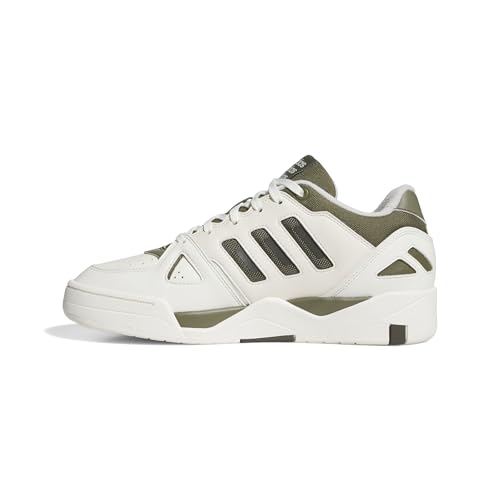Adidas Herren Midcity Low Shoes, Off White/Olive strata/Shadow Olive, 43 1/3 EU