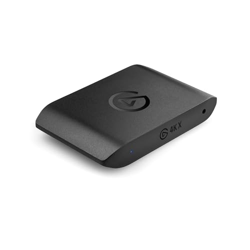 Elgato 4K X - Capture bis zu 4K144 mit Ultra-Low Latency, PS5/Pro, Xbox Series X/S, Nintendo Switch, OBS und vieles mehr, HDMI 2.1, VRR, HDR10, USB 3.2 Gen 2, für Streaming & Recording, PC/Mac/iPad