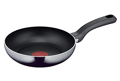 Tefal Resist Bratpfanne 20 cm, Antihaftversiegelung,Thermo-Signal bei idealer Brattemperatur, verstärkte Außenschicht, nicht induktionsgeeignet, spülmaschinengeeignet, D52602
