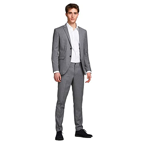 JACK & JONES Herren jprfranco suite noos Anzug, Light Grey Melange, 48 EU