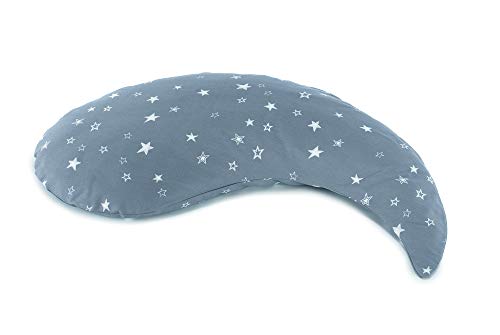 Theraline Das Yinnie Stillkissen | gefüllt mit sandfeinen Original-Perlen | inkl. Außenbezug „Sternenhimmel“