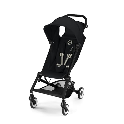 CYBEX Gold Buggy AGIS, Von ca. 6 Monaten bis ca. 4 Jahre (max. 22 kg), Geeignet als Handgepäck, Magic Black (Schwarz)
