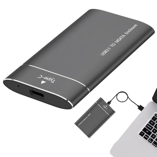 AOUZOVLI Externe Festplatten 2 TB,Ssd Externe Festplatte,Tragbar External Hard Drive,Datensicherung,Speicherlösung Für Laptops,Schwarz,Mit 2 Adapterköpfen Und 1 Datenkabel