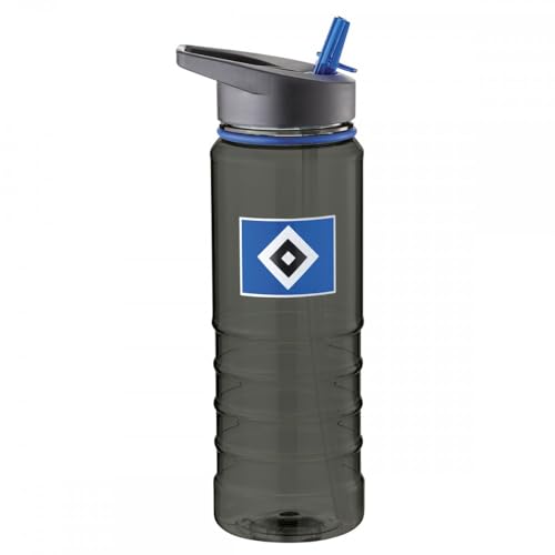 Hamburger SV HSV Flasche/Trinkflasche, Kunststoff ** transparent schwarz ** 29772