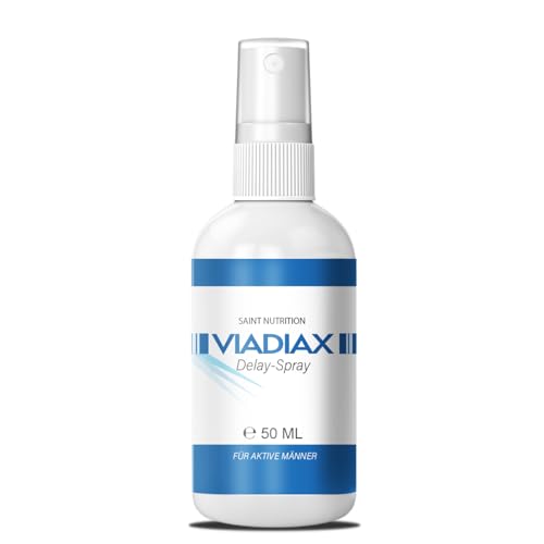 Viadiax® Delay Spray für den Mann - hochdosiert mit Sofortwirkung, Verzögerungsspray extra stark - Abgestimmt auf die Bedürfnisse für Männer - mit Premium-Qualität für maximale Leistung, 50ml