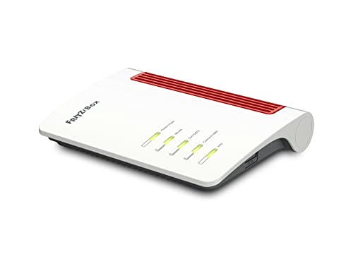 FRITZ!Box 5530 Fiber | Router für einen Glasfaseranschluss (Glasfasermodem mit 2x2 Wi-Fi 6 (WLAN AX), bis zu 3 GBit/s, 2.5-Gigabit-LAN-Port, geeignet für Deutschland)