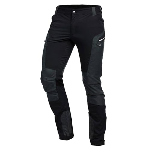 PUMA Workwear Pro-One Wanderhose Herren - Robuste Outdoor Hosen für Herren - Mit verstärktem Nylon für Langlebigkeit - Trekkinghose mit 4-Wege-Stretch - Verstellbarer Knopfleiste - XL - Schwarz
