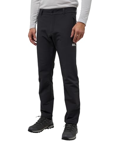 Jack Wolfskin Herren Activate Thermic Pants M Wanderhose, Phantom, 48 EU