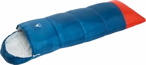 Mckinley Unisex Camp SoftNest 5 Deckenschlafsack, Blue Petrol/Red/Blue, 195L