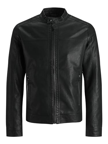 JACK & JONES Male Kunstlederjacke Kunstlederjacke