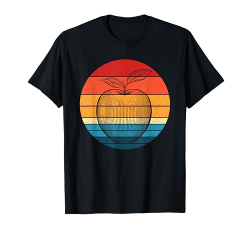 Retro Apple Bekleidung für Obstliebhaber T-Shirt