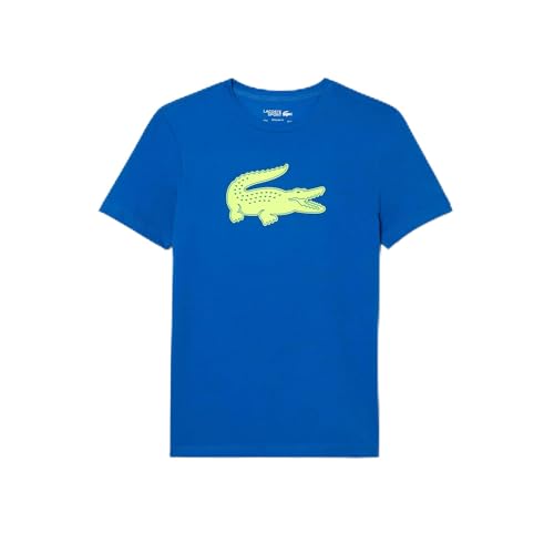 Lacoste Sport T-Shirt Regular Fit Herren, Kingdom/Electric Yellow, M