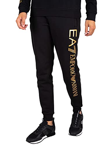 Emporio Armani EA7 8NPPB5-PJ05Z-1205 Jogging & Sportbekleidung Herren Schwarz/Gold - M - Jogginghosen