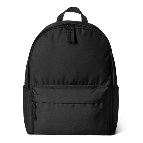 Amazon Basics, Rucksack für Klassische Anlässe/Freizeit/Schule, 30.99 cm x 15.24 cm x 40.13 cm, Schwarz, 1er-Pack
