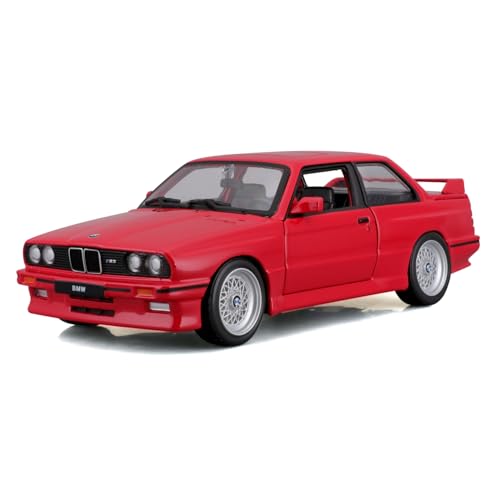 Bburago - BMW Serie 3 (1988) Maßstab 1:24, Diecast Replica mit zu öffnenden Türen, zufälliges Sortiment, offizielle BMW-Lizenz