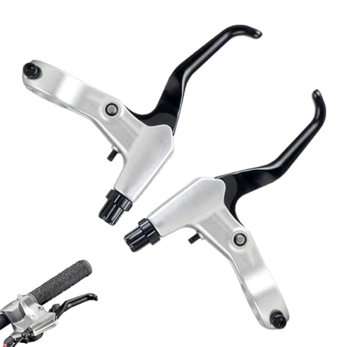 Fahrradbremsgriff - Ultraleichte Vorderradbremse | Schwarzer Vorderer Und Hinterer Hybrid Bremshebel Für Damenfahrräder Kinderfahrräder Citybikes, Ergonomischer Fahrrad Bremsgriff Für Mountainbike
