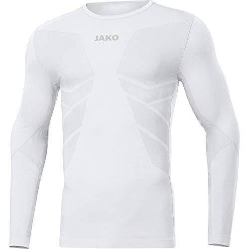 JAKO Herren Longsleeve Comfort 2.0, Weiß, M
