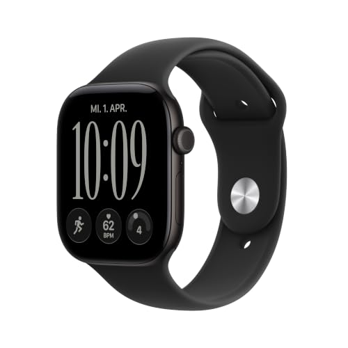 Apple Watch Series 12 GPS, 46 mm Aluminiumgehäuse Schwarz