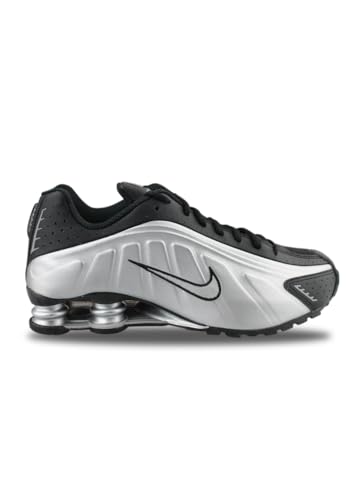 Nike Herren Shox R4 Freizeit-Schuhe, Metallic Silver/Metallic Silve, 44