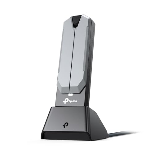 TP-Link Archer TBE400UH Wi-Fi 7 WLAN Stick für PC, BE6500 Tri-Band USB WLAN Adapter mit Hochleistungsantenne, MU-MIMO, WPA3, USB 3.0, nur Kompatibel mit Windows 10/11